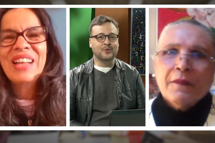 Programa Ler é Viver mergulha no universo de Glauce Rocha e João da Moto Andréa Freire e Lenilde Ramos foram entrevistadas pelo jornalista João HumbertoFoto: TV ALEMS
