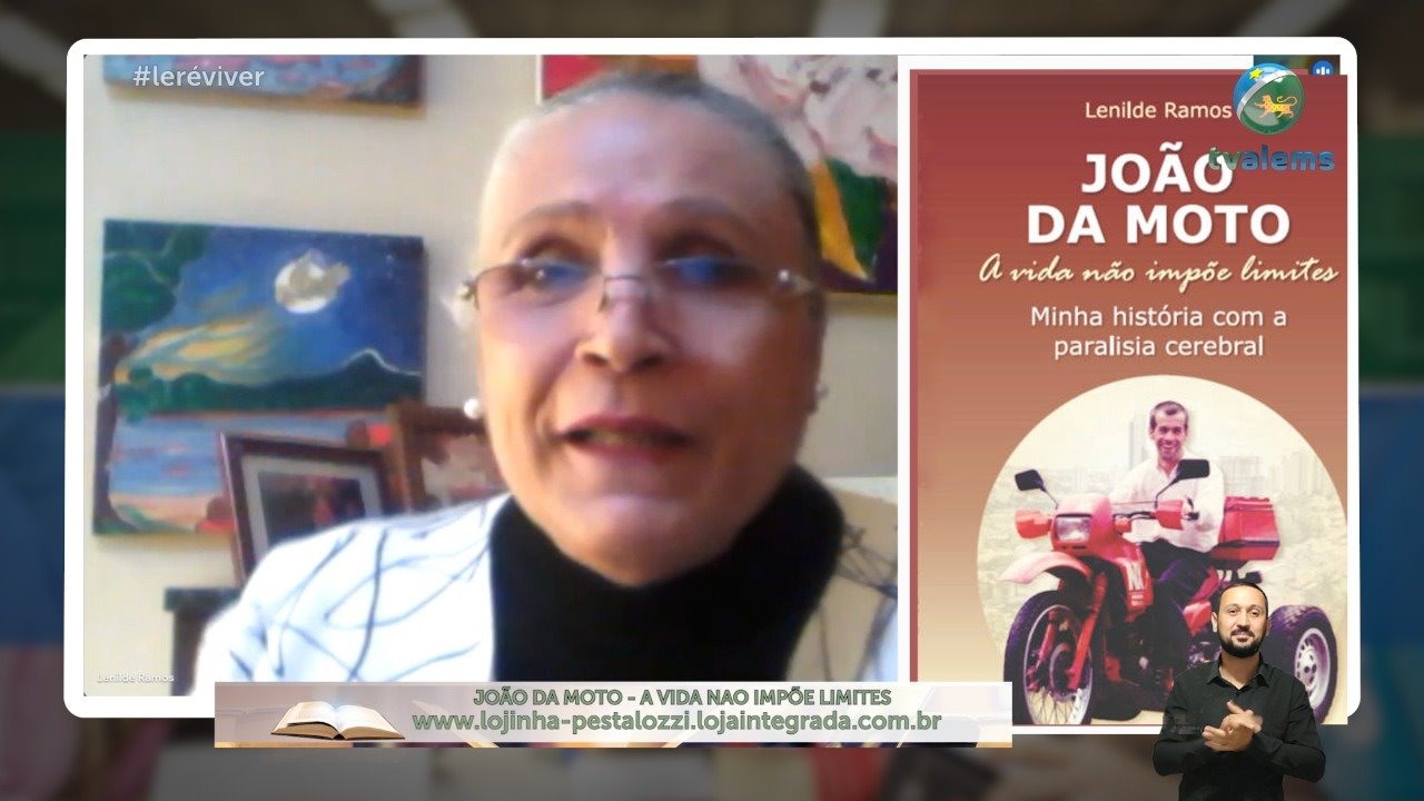 Programa Ler é Viver mergulha no universo de Glauce Rocha e João da Moto Livro baseado na vida de paralisado cerebral, escrito por Lenilde, também é debatidoFoto: TV ALEMS