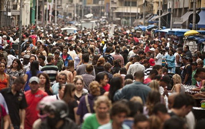População brasileira supera os 204 milhões