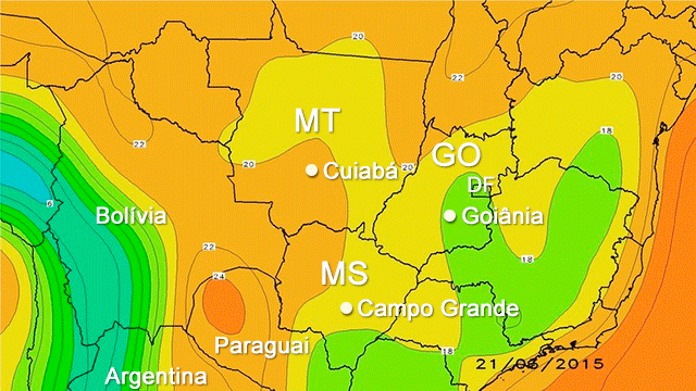 Temperatura amena e previsão de frio marca início do outono Temperatura amena e previsão de frio marca início do outono