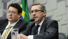Segundo  o  diretor  do  BC, Reinaldo Le Grazie (D), a responsabilidade  fiscal  contribui  para manter  em baixa a inflação Edilson Rodrigues/Agência Senado