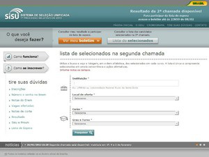 Termina prazo para matrícula dos candidatos da segunda chamada do Sisu