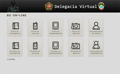 Delegacia virtual é a segunda delegacia com maior número de registros