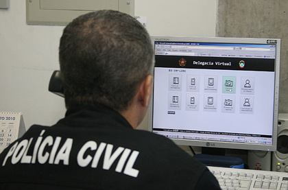 Delegacia virtual é a segunda delegacia com maior número de registros
