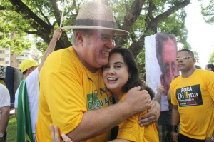 Capital: Passeata contra Dilma com participação de políticos Marun diz que mobilização é fundamental para o impeachment de Dilma (Marcos Ermínio)