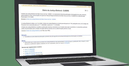 Diário da Justiça Eleitoral completa cinco anos