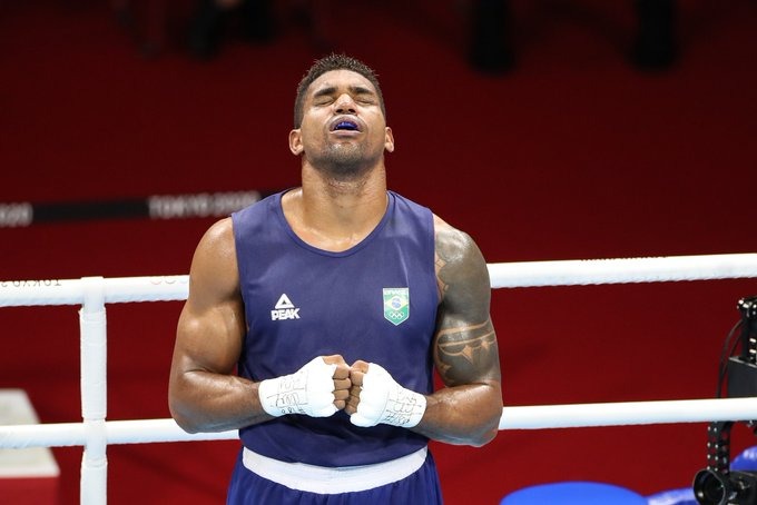 Abner fatura 1º bronze no boxe; Bia vence e avança à semi em Tóquio Foto:Gaspar Nóbrega/COB