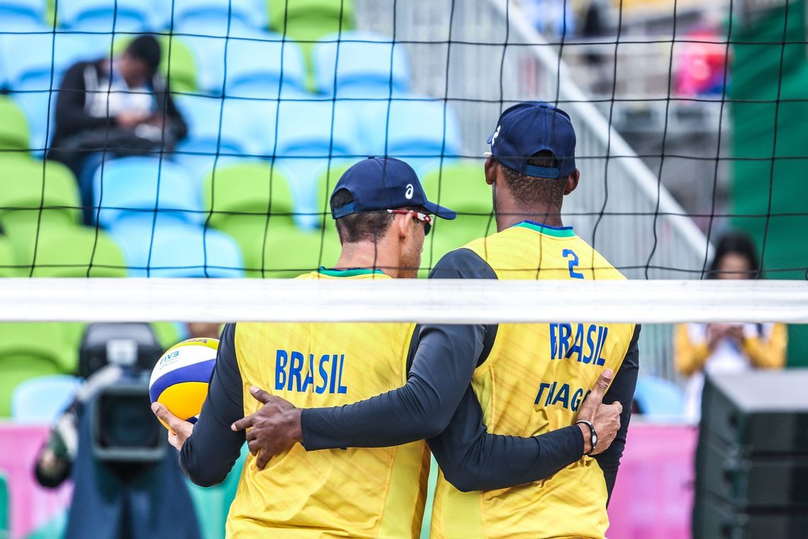 Pan: Brasil vence no vôlei de praia e estreia no squash e boliche Pedro Ramos/ rededoesporte.gov.br.