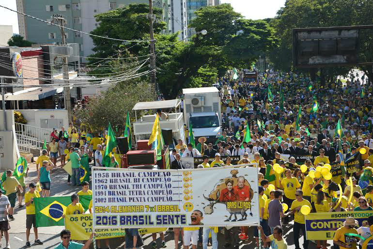 Tucanos de MS destacam público expressivo e recados nas manifestações Foto: Assessoria