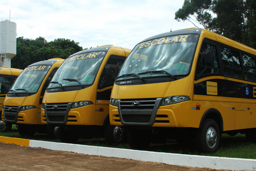 Transporte escolar garante segurança e tranquilidade para as famílias e alunos Transporte escolar garante segurança e tranquilidade para as famílias e alunos