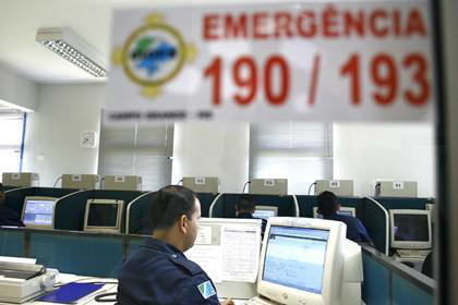 Número de trotes para o 190 e 193 apresentam queda de 6,2% em 2011