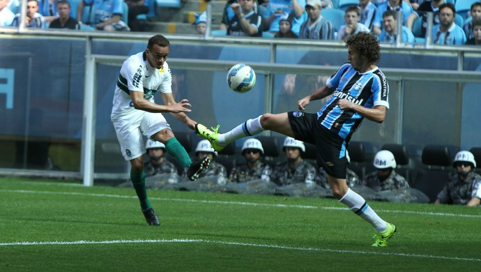 Em jogo festivo pelo bi de 95, Grêmio e Coxa falham na pontaria e empatam Grêmio e Coritiba ficaram no 0 a 0 (Foto: Divulgação/ Coritiba)