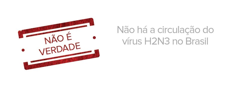 Novo vírus H2N3 tem provocado mortes no Brasil? Não é verdade!