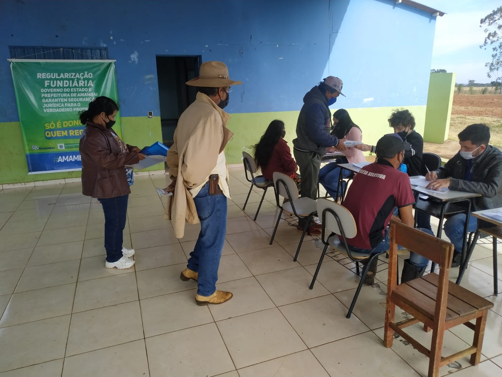 Amambai: regularização fundiária avança na vila Nossa Senhora Aparecida Foto:Decom