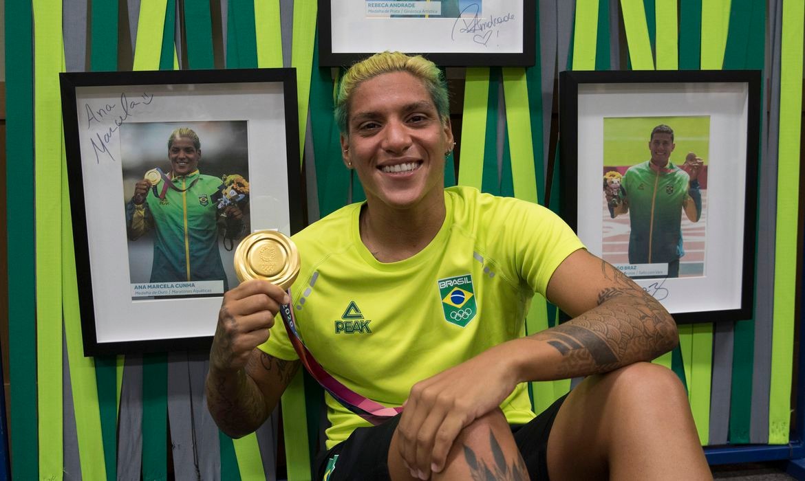 Brasil bate recorde de mulheres medalhistas em Tóquio com Ana Marcela Foto: divulgação
