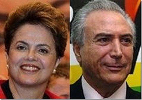 Dilma e Temer serão diplomados hoje no TSE