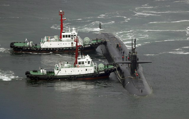 Submarino nuclear dos EUA chega à Coreia do Sul Foto: Divulgação