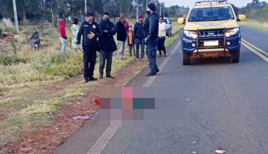 Adolescente de 15 anos morre atropelada em Amambai Foto: Gazetanews
