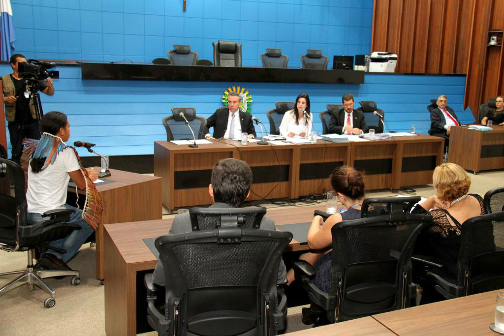 Advogado do Cimi é cacique em MS Luiz Henrique Eloy, é cacique da Aldeia Ypeg, em Aquidauana (MS) e participa das Assembleias Terenas. / Foto: Reprodução