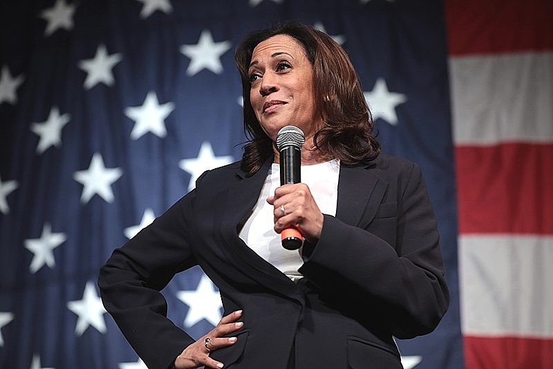 Kamala Harris concorreu com Biden nas primárias do partido Democrata - Wiki commons