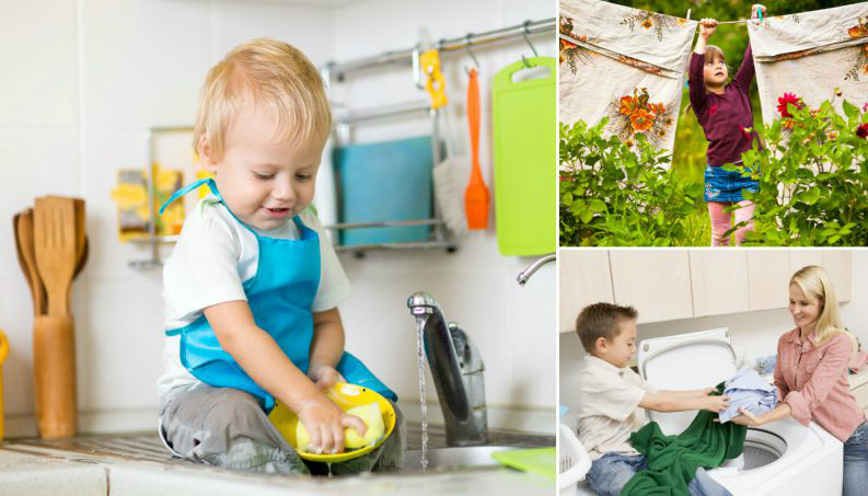 Lista de tarefa doméstica de acordo com a idade: todos podem ajudar