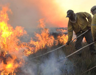 Com ajuda da chuva, brigadistas e voluntários apagam fogo na Serra do Cipó