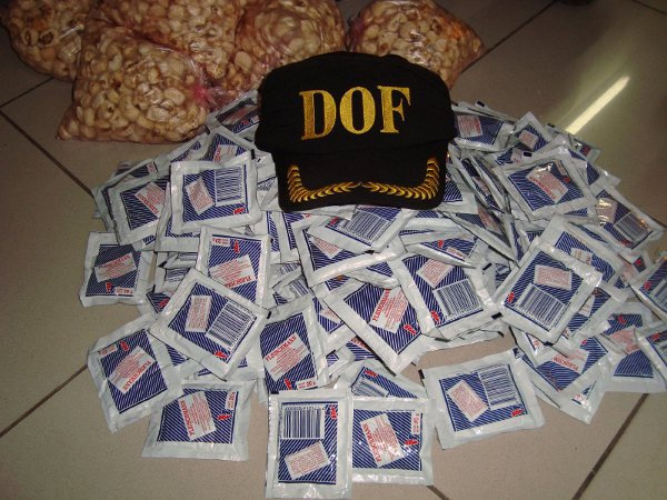 Cocaína em pacotes de fermento é apreendida pelo DOF