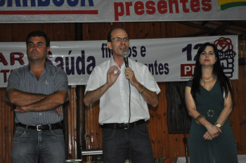 Frente suprapartidária reúne-se em Amambai Ex-prefeito Sérgio Barbosa durante reunião suprapartidáriaFoto: Divulgação