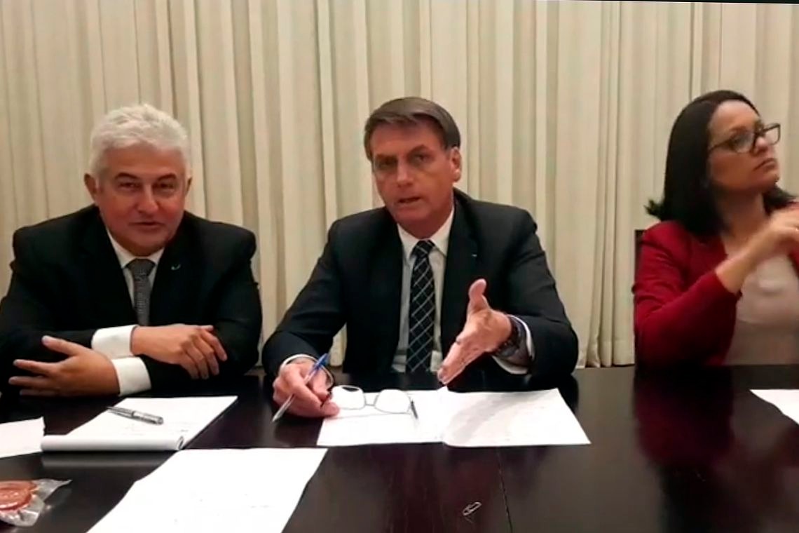 Bolsonaro diz que ministério prepara projeto para legalizar garimpos Jair Bolsonaro/Redes Sociais