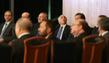 O presidente Michel Temer se reuniu pela primeira vez com parlamentares e ministros após o impeachmentFoto: Valter Campanato