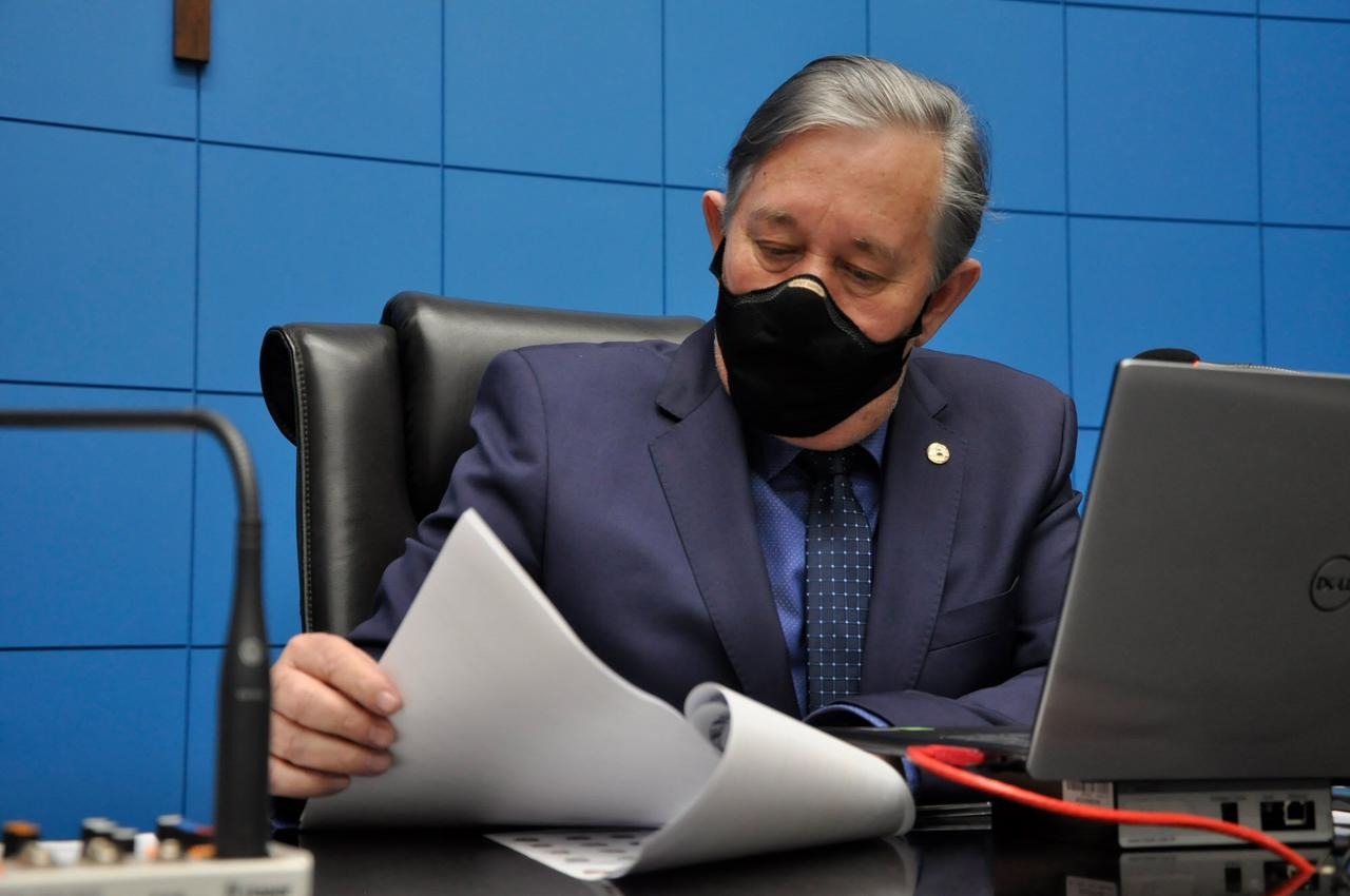 Agosto Verde: ALEMS reforça apoio a atividades de enfrentamento à depressão Deputado Antonio Vaz preside a Comissão de Saúde da ALEMS/Foto: Luciana Nassar
