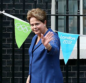 Dilma cobra melhores resultados do Brasil na Olimpíada Jonne Roriz/AEA presidente acompanha a cerimônia de abertuda dos Jogos nesta sexta