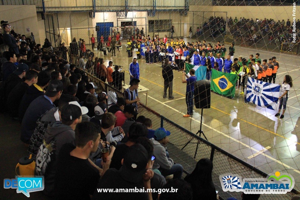 Solenidade de abertura dos jogos aconteceu na noite de quarta-feira (15), no ginário Flávio Derzi / Fotos: Decom