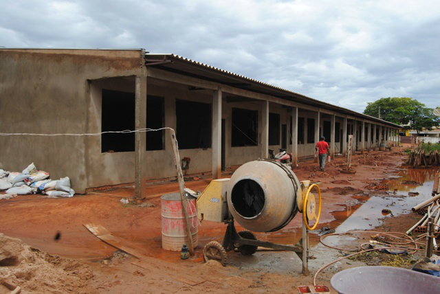 Obras na Escola Cel. Felipe de Brum, em Amambai, garantem oito novas salas Obra de ampliação/construção de oito novas salas de aula.