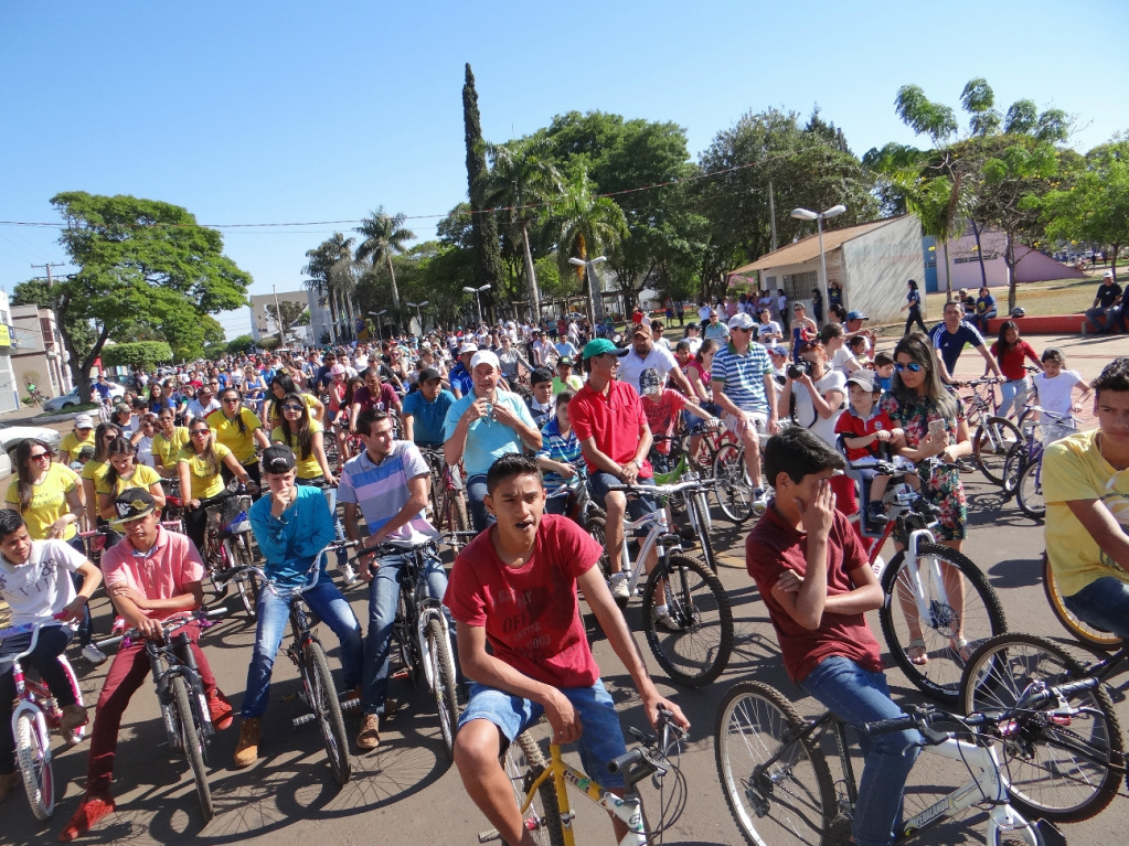 Mais de 600 ciclistas participaram do passeio / Foto: Moreira Produções