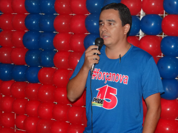 PMDB de Amambai apresenta pré-candidatos para eleições deste ano Pré-candidato a prefeito, Diogo Peixoto / Foto: Moreira Produções