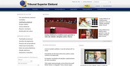 TSE lança novo site e logomarca da Justiça Eleitoral