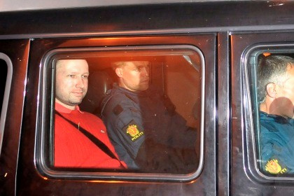 O responsável pelos ataques, Anders Behrong Breivik.