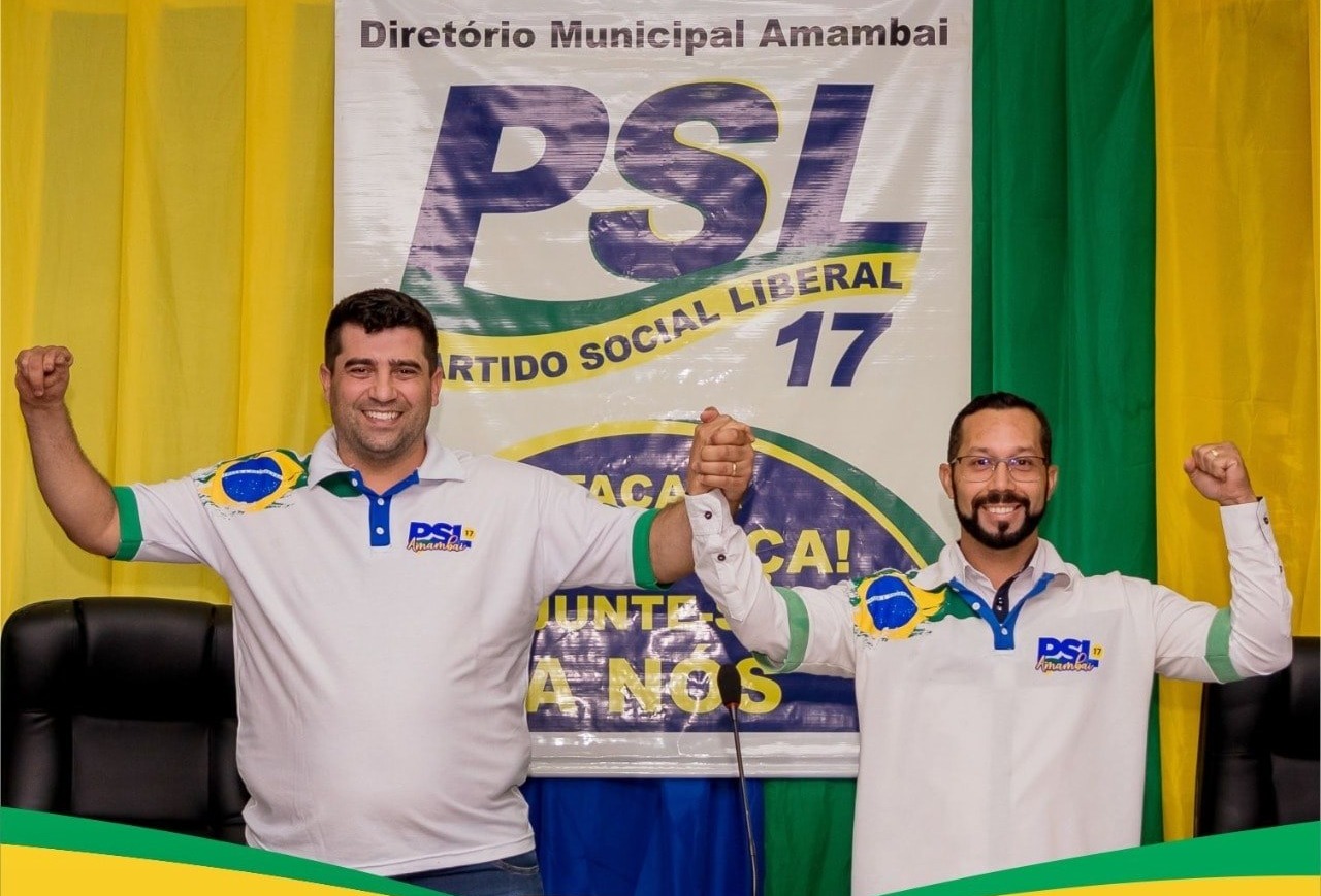 Candidatos a prefeito e vice-prefeito em Amambai, Zé Bambil e Pastor Leandro / Foto: Assessoria