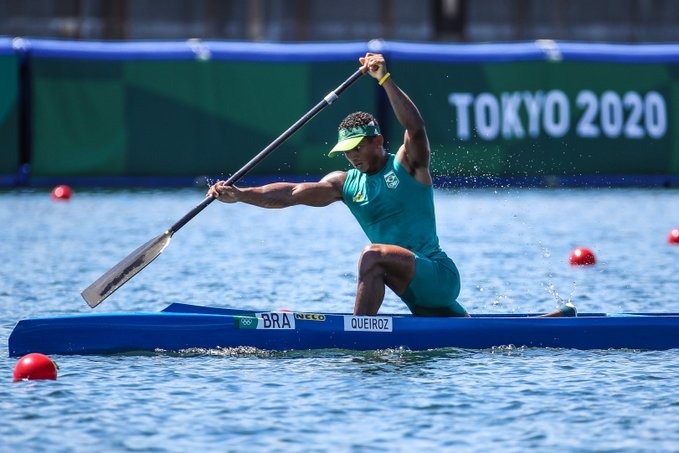Isaquias Queiroz garante vaga na final no C1 1000 m em Tóquio Foto:Gaspar Nóbrega/COB