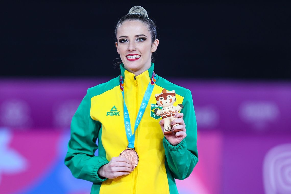 Ginasta Natália Gaudio conquista o bronze no Pan-Americano paula.cunha