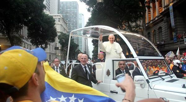 Oposição pede mediação do papa para crise na Venezuela Foto/Divulgação