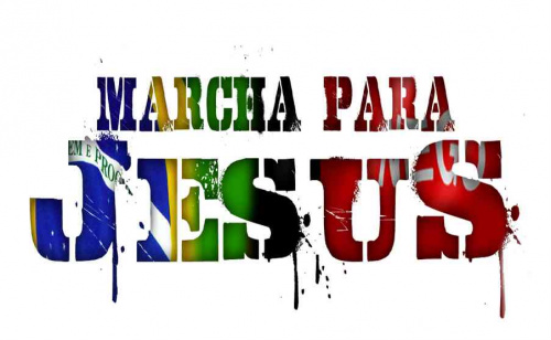 Marcha para Jesus. Com a participação de Daivid Quinlan.