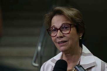 Ministra diz que liberação de agrotóxicos não traz riscos A ministra da Agricultura, Pecuária e Abastecimento, Tereza Cristina - José Cruz/Agência Brasil