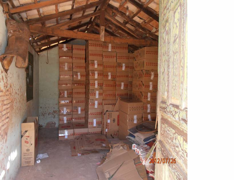 PMA apreende 55,5 mil maços de cigarros em barracão PMA apreende 55,5 mil maços de cigarros em barracão