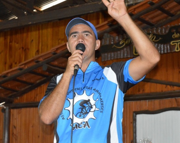 Ramon é fundador e presidente da Associação dos Ciclistas Amambaienses / Foto: Moreira Produções