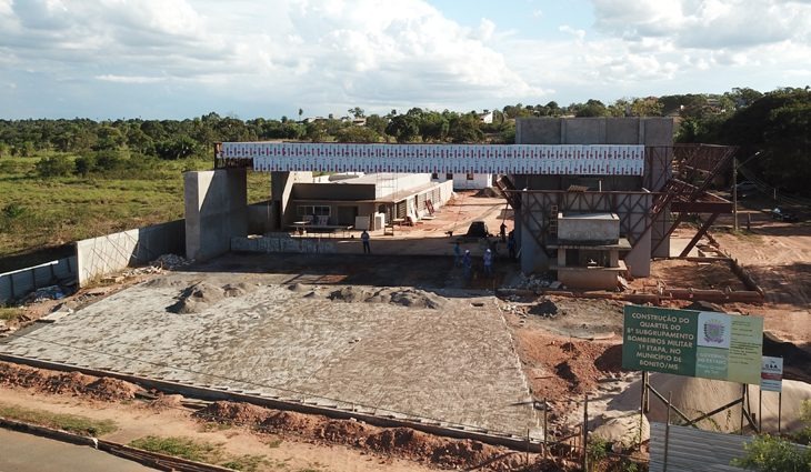 Novos quartéis dos Bombeiros vão ampliar atendimento em MS Foto capa: Construção do quartel de Bonito/Edemir Rodrigues/Arquivo
