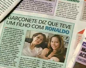 Suposto filho japonês de Ronaldo está no Brasil com a mãe para exame de DNA