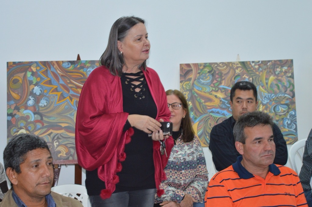 Senador Pedro Chaves visitou Amambai na sexta-feira (4) Gerente da Uems de Amambai, professora Viviane Scalon