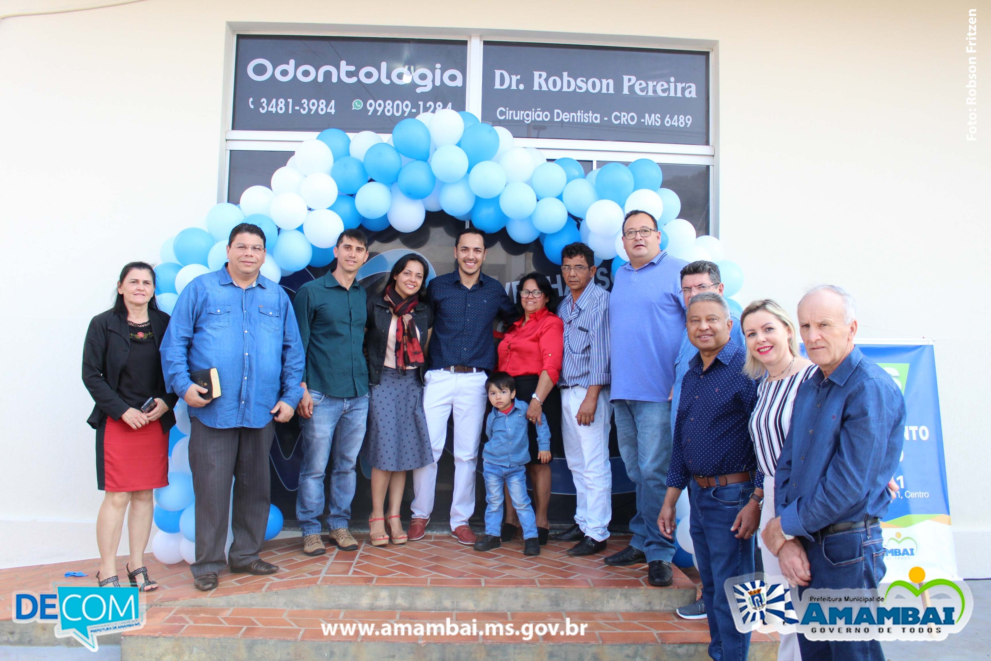 Autoridades participam da inauguração de mais uma clínica odontológica Divulgação